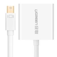 绿联（UGREEN）10402Mini DP转DVI转换器15cm(单位：根）白色