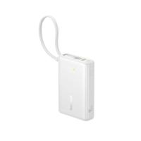 倍思（Baseus） 自带线单线款 数显自带线移动电源 10000mAh 45W 皓月白（单位：个）