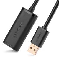 绿联（UGREEN） 10321 公对母数据线连接线 US121 USB2.0延长线 10m (单位：条) 黑色