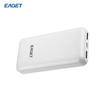 忆捷（EAGET）EP302移动电源 20000毫安多接口便携式大容量 140mm*67mm*27mm（单位：个）白色