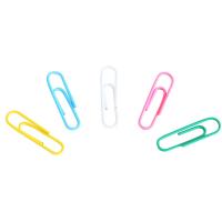 得力（deli）彩色回形针 3#金属曲别针 办公室文具用品 100个/盒 0024（单位：盒）彩色