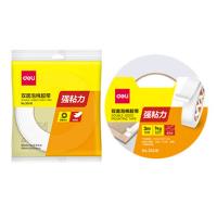 得力（deli）30416 EVA泡棉双面胶带 36mm*5y*2.5mm 加厚 12卷/包（单位:包）白色