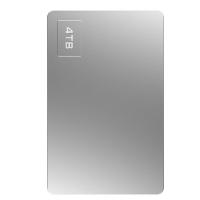 朗科（Netac） K338 移动硬盘 USB3.0 4TB 2.5英寸(单位：个) 银灰色