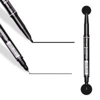 晨光（M&G） XPMV7403 双头黑色记号笔 细头1.5mm 极细头0.5mm  (单位：盒) 黑色