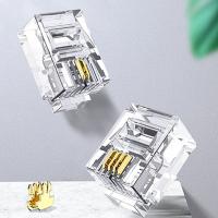 绿联（UGREEN）80106 水晶头 100个装 （单位：包）透明色