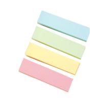 NVV BL-02 便利贴索引贴纸便签纸 76*19mm 400页/本 4本/组（单位：组）红+黄+蓝+绿