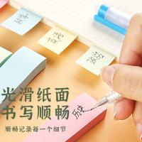 NVV BL-02 便利贴索引贴纸便签纸 76*19mm 400页/本 4本/组（单位：组）红+黄+蓝+绿
