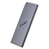 忆捷（EAGET）HM26 移动固态硬盘 4TB USB3.2/TYPE-C长江存储颗粒纯国产芯片高速119*38.3*11mm（单位：个）灰色