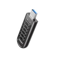忆捷（EAGET）KU20 按键加密U盘 256G USB3.1Gen1接口SM4加密 180MB/S 85*11*26.5mm （单位：个）锖色