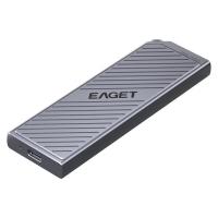 忆捷（EAGET）HM26 移动固态硬盘 4TB USB3.2/TYPE-C长江存储颗粒纯国产芯片高速119*38.3*11mm（单位：个）灰色