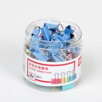 得力（deli）33427 票夹 6# 15mm 60只/筒 2筒/盒（单位：盒）混色（粉、蓝、黄、绿）