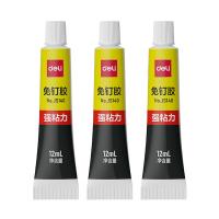 得力（deli）JS140 一次性免钉胶 12ml 3支/盒（单位：盒） 白色