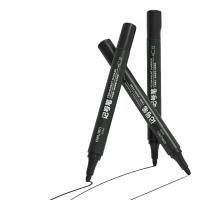 得力（deli）记号笔 油性记号笔物流大头笔 笔长143mm  S550 新老品交替发货 10支/盒（单位：盒）黑色