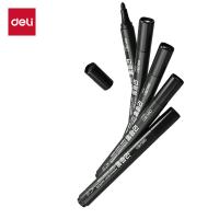 得力（deli）记号笔 油性记号笔物流大头笔 笔长143mm  S550 新老品交替发货 10支/盒（单位：盒）黑色