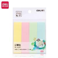 得力（deli） P66307 便签纸 便利贴 76*19mm 彩色（单位：盒）