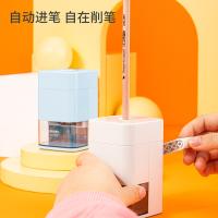 得力（deli） 竖式自动进笔 削笔机 100*60*67mm 蓝色（单位：个）