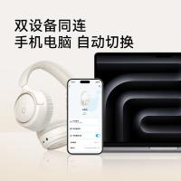 声阔 精灵头戴H30i A3012无线蓝牙耳机头戴式降噪耳机 云霜白（单位：个）