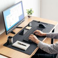 山业 GMPD8BK-FLT-8035 鼠标垫 800*350mm 毛毡 （单位:张） 黑色