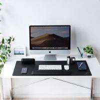 山业 MPD-C6BK-100 鼠标垫 1000*350mm PU皮 （单位:张） 黑色