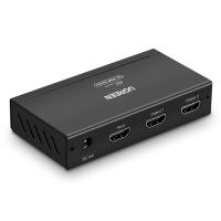 绿联（UGREEN） EDID拨码 分屏器 一进二出4K 黑色（单位：个）