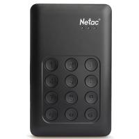 朗科(Netac) K588 数字按键安全硬件加密移动硬盘 USB3.0 1TB（单位：个）黑色