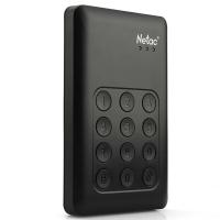 朗科(Netac) K588 数字按键安全硬件加密移动硬盘 USB3.0 1TB（单位：个）黑色