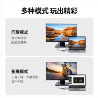 绿联（UGREEN） 同屏器 50505 CM162 62*40mm 7*28mm (单位:个) Type-C扩展坞USB-C转HDMI/VGA双屏拓展坞USB3.0转接头 蓝色