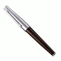 得力（deli）A6Pro-05臻顺滑木纹拔帽中性笔0.5mm子弹头 1支/盒（单位：盒）   曜栗色