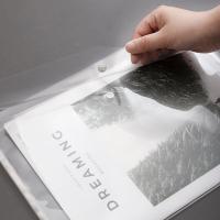 晨光（M&G） A4按扣袋 ADM94897 330*237mm 12个/包 (单位:包) 白色透明