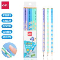得力（deli） S959-HB HB铅笔 12支/盒 混色 (单位:盒)