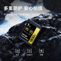 雷克沙（Lexar）LSD1800001T-BNNNG 存储卡 1TB SD存储卡 C10 U3 V60 数码相机高速内存卡 读280MB/s 写205MB/s 4K畅拍（1800x） (单位：个) 黑蓝配色