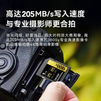 雷克沙（Lexar）LSD1800001T-BNNNG 存储卡 1TB SD存储卡 C10 U3 V60 数码相机高速内存卡 读280MB/s 写205MB/s 4K畅拍（1800x） (单位：个) 黑蓝配色