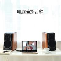 绿联（UGREEN） 10561 一分二母转2RCA公转接线 3.5mm 0.2米（单位：根）黑色