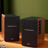 漫步者（EDIFIER）R1200BT 音箱 2.0声道 蓝牙版本V5.3 主箱+副箱（单位：套） 棕木纹