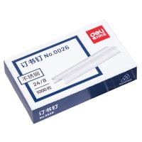 得力（deli） 0026 不锈钢订书钉 1000枚/盒(单位：盒)