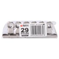 晨光（M&G） ABS92641 圆形票夹 29mm 6个/袋(单位：袋) 银色
