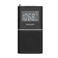 飞利浦（PHILIPS） TAR2568 蓝牙时钟闹钟收音机 3W 黑色（单位：个）