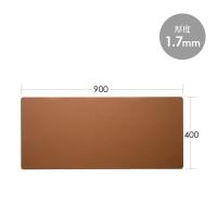 山业 MPD-C6BR-90 PU皮革桌垫 900x400x1.7mm 天然棕色 (单位:个)