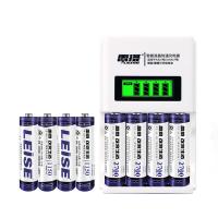 雷摄（LEISE） 957A 智能液晶显示快速充电器套装（配4节5号2700毫安+4节7号1150毫安充电电池） 四槽 （单位：套） 白