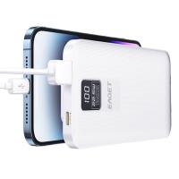 忆捷（EAGET）EQ102快充移动电源 22.5W 10000毫安147.5*68.5*16.5mm（单位：个）白色