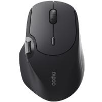 雷柏（Rapoo） MT560 多模式无线鼠标 锂电池版 106*70*44mm（单位：个）素黑