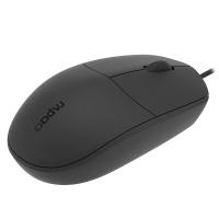 雷柏（Rapoo） N100C 有线光学鼠标 116*61.8*35.6mm（单位：个）黑色