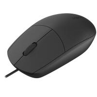 雷柏（Rapoo） N100C 有线光学鼠标 116*61.8*35.6mm（单位：个）黑色