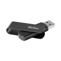 朗科(Netac) G726 U盘USB3.2 旋转金属128GB（单位：个）黑色