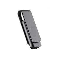 朗科(Netac) G726 U盘USB3.2 旋转金属128GB（单位：个）黑色
