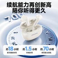 飞利浦（PHILIPS） TWS蓝牙耳机 TAT1199 59*45.8*24mm (单位:副) 白色