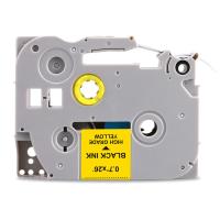 格之格 ND-B-TZFX641P 标签色带 黄底黑字18mm （单位:卷） 适用兄弟系列标签机色带