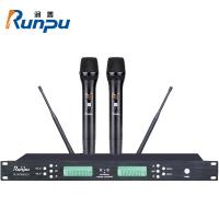 润普（Runpu） RP-WFM9602S 国产化专业会议话筒 无线一拖二手持式麦克风 （单位：套）