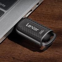 雷克沙（Lexar）LJDV400256G-BNBNC U盘 256GB USB3.0 接口 传输100MB/s 47.8*18.4*8mm 内含安全加密软件 (单位：个) 黑色