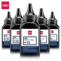 得力（deli） DBH-F2612A-6 六瓶装特惠碳粉套装 600克 黑色 6瓶/套 适用HPLaserJet1010/1012/1015/1018/1020/1022/3015/3020/3030/3050/3050z/3052/30